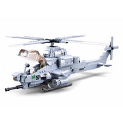 Sluban 0838 AH-1Z Attack Helicopter 482pc