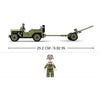 Sluban 0853 WWII Willys Jeep and 37mm ATG 143pc