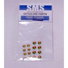 SMS DET02 Dome Stickers 3mm & 4mm Mixed Pack