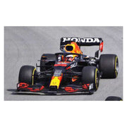 Spark SP18S593 1/18 Red Bull Racing Honda RB16B  No.33 Max Verstappen 2nd Spanish GP 2021100th GP with Red Bull Racing