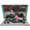 Spark SP18S599 1/18 Mercedes AMG W12 E Performance No. 44 Lewis Hamilton Winner 2021 British GP Figurine Holding British Flag