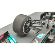 Spark SP18S599 1/18 Mercedes AMG W12 E Performance No. 44 Lewis Hamilton Winner 2021 British GP Figurine Holding British Flag