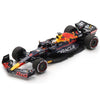 Spark SP18S754 1/18 Oracle Red Bull Racing RB18 No.1 Winner Saudi Arabian GP 2022 Max Verstappen with Pit Board