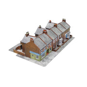 Superquick C07 OO/HO Red Brick Terrace Corner Card Kit