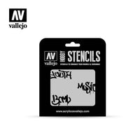 Vallejo ST-LET003 1/35 Street Art Num. 1 Stencil