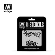 Vallejo ST-LET004 1/35 Street Art Num. 2 Stencil