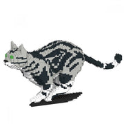 Jekca ST19ASC06-M01 American Shorthair Cat Running 06S-M01