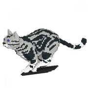 Jekca ST19ASC06-M01 American Shorthair Cat Running 06S-M01