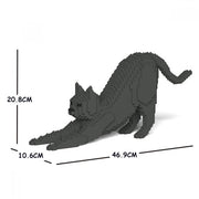 Jekca ST19CA09-M03 Grey Cat Stretching 09S-M03