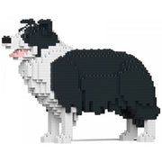 Jekca ST19PT28-M01 Black and White Border Collie 01S-M01