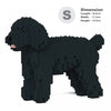 Jekca ST19PT30-M02 Toy Poodle Standing Black 01S-M02