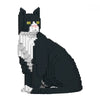 Jekca ST19TCA01 Tuxedo Cat Sitting 01S