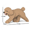 Jekca ST19TPD02-M03 Toy Poodle Walking Tan 02S-M03