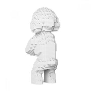 Jekca ST19TPD04-M01 Toy Poodle Standing on Hind legs White 04S-M01