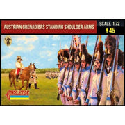 Strelets 20472 1/72 Austrian Grenadiers Standing Shoulder Arms Napoleonic Plastic Model Kit
