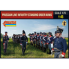Strelets 21172 1/72 Prussian Line Infantry in Summer Dress stading Order Arms Napoleonic Plastic Model Kit
