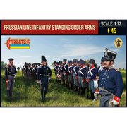 Strelets 21172 1/72 Prussian Line Infantry in Summer Dress stading Order Arms Napoleonic Plastic Model Kit