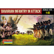 Strelets 22772 1/72 Bavarian Infantry in Attack Napoleonic Plastic Model Kit