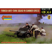 Strelets 24572 1/72 Finnish Anti-Tank Squad in Summer Dress WWII Plastic Model Kit