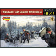 Strelets 24672 1/72 Finnish Anti-Tank Squad in Winter Dress WWII Plastic Model Kit