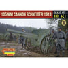 Strelets A015 1/72 Canon de 105 mle 1913 Schneider with French Crew WWI Plastic Model Kit