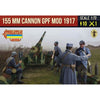 Strelets A018 1/72 Canon de 155mm GPF mle 1917 with French Late War Crew in Winter Dress Plastic Model Kit