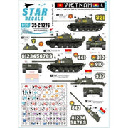 STAR Decals 351276 1/35 Vietnam No.4 NVA North Vietnamese T-54B Markings Decals