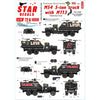 Star Decals 721090 1/72 Vietnam Guntrucks Instant Guntrucks Decal Set