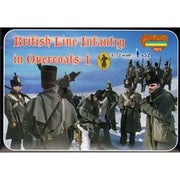 Strelets-R M094 1/72 Napoleonic British Line Infantry in Overcoats 1 Plastic Figure Set