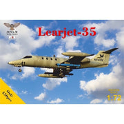 Sova-M 72019 1/72 Business Jet Learjet 35 Plastic Model Kit