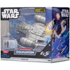 Star Wars Micro Galaxy Squadron Deluxe Vehicle Razor Crest 8 Inch Vehicle and 2 Figures