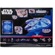 Star Wars Micro Galaxy Squadron Feature Vehicle Millennium Falcon 9 Inch Vehicle and 4 Figures