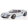 Solido 1803002 1/18 Ford GT-40 Wide Body White w/ Blue Stripes