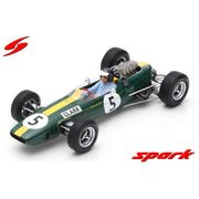 Spark 1/18 Lotus 33 #5 Jim Clark Winner 1965 British GP 18S416