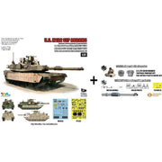 T-Model TK7310S 1/72 US M1A2 SEP Abrams with Figure and Package Set and Barrel Upgrade Set