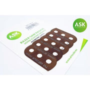 Art Scale T0016 Razor Saw Radius Ultra and Extra Smooth Asymmetric 100/65 Teeth 5pc Hobby Tools