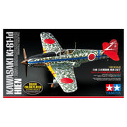 Tamiya 25424 1/48 Kawasaki Ki-61-Ld Hein Tony Silver Colour Plated With Camo Decal