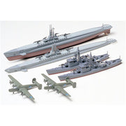 Tamiya 31903 1/700 Waterline US Gato Class and Japanese Submarine Chaser No.13