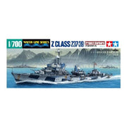 Tamiya 31908 1/700 Waterline German Destroyer Z Class Project Barbara Plastic Model Kit