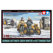 Tamiya 1/48 German Luftwaffe Crew Winter with Kettenkraftrad