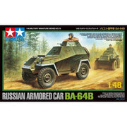 Tamiya 32576 1/48 Russian Armored Car BA-64B Plastic Model Kit