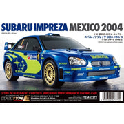 Tamiya 47372A 1/10 Subaru Impreza Mexico 2004 TT-01 Type E Limited Edition On-Road RC Car Kit