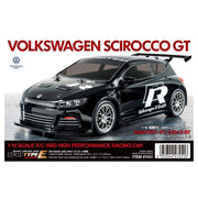 Tamiya 47451 1/10 Volkswagen Scirocco GT 4WD High Performance RC Car TT-01 Chassis Type E Unpainted Body and Windows