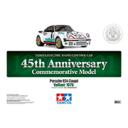 Tamiya 47477 1/10 RC Porsche 934 Coupe Vaillant 1976 TA02SW 4WD 45th Anniversary Edition