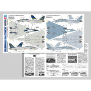 Tamiya 61122 1/48 Grumman F-14A Tomcat Late Model Carrier Launch Set