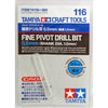 Tamiya 74116 Fine Pivot Bit 0.5mm Shank 1mm