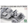 Takom 1016 1/16 1/4 Ton 4x4 G503 MB Utility Truck