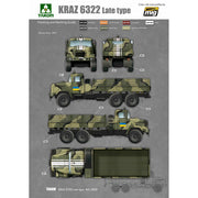 Takom 2022 1/35 Heavy Truck Ukraine KrAz-6322 Late Type