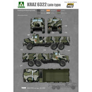Takom 2022 1/35 Heavy Truck Ukraine KrAz-6322 Late Type