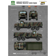 Takom 2022 1/35 Heavy Truck Ukraine KrAz-6322 Late Type